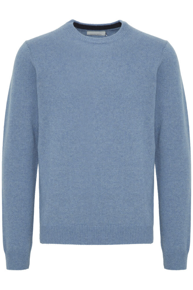 Casual Friday 20503970 Karl Lambswool Crew Knit 164120 Dusk Blue