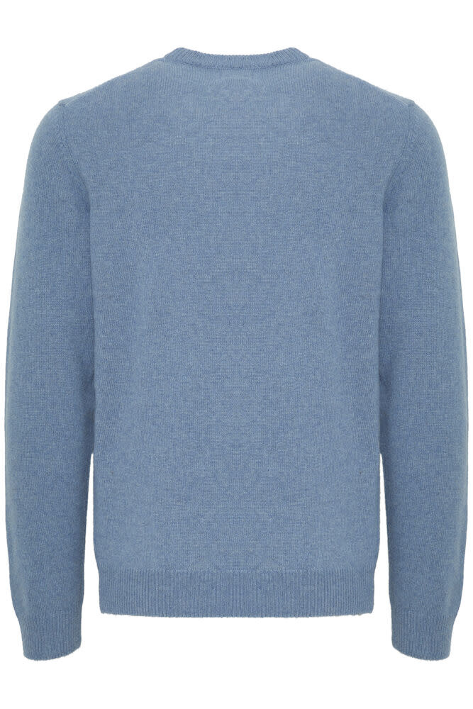 Casual Friday 20503970 Karl Lambswool Crew Knit 164120 Dusk Blue