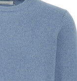 Casual Friday 20503970 Karl Lambswool Crew Knit 164120 Dusk Blue
