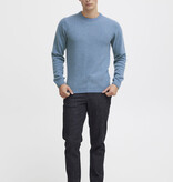 Casual Friday 20503970 Karl Lambswool Crew Knit 164120 Dusk Blue