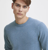 Casual Friday 20503970 Karl Lambswool Crew Knit 164120 Dusk Blue