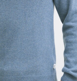 Casual Friday 20503970 Karl Lambswool Crew Knit 164120 Dusk Blue