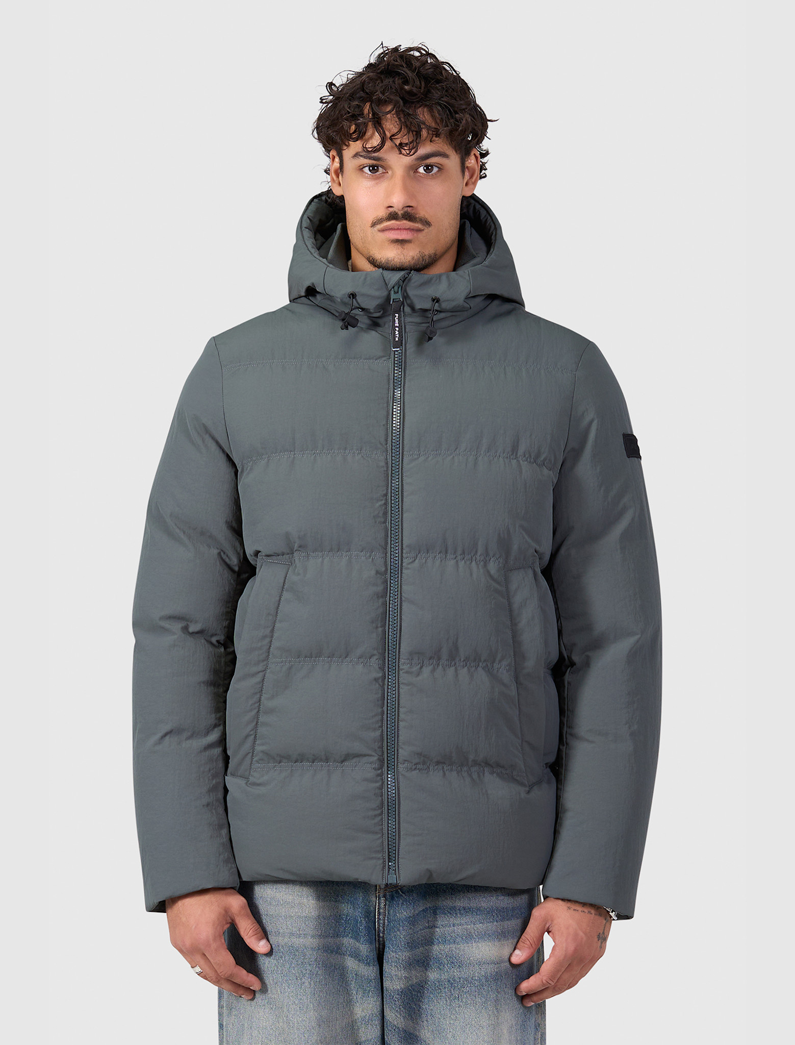 Pure Path 26030403 Puffer Jacket Dark Army
