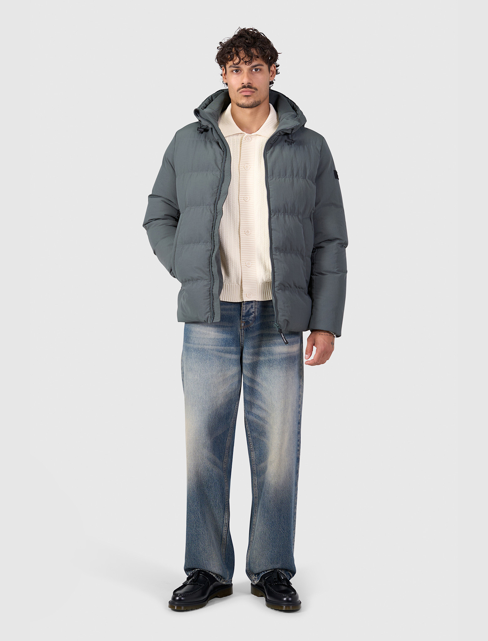 Pure Path 26030403 Puffer Jacket Dark Army