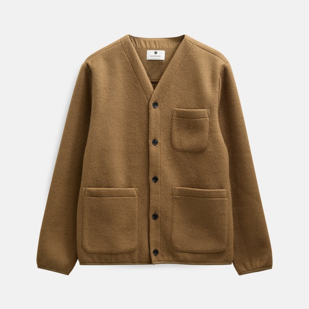 Anerkjendt Sigurd Boiled Wool Overshirt 902023 Ermine