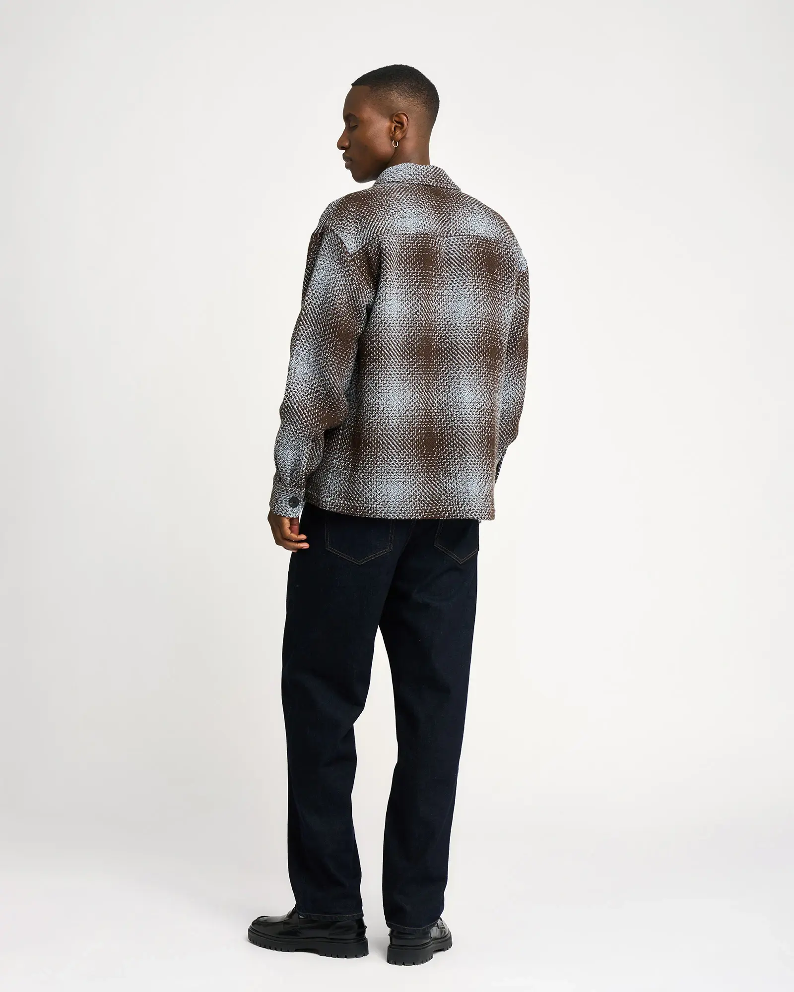 Resterods Nolan Heavy Twill Overshirt 8909-Brown