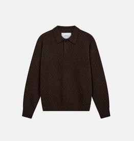 Resterods Jacob Polo Knit 89-Brown