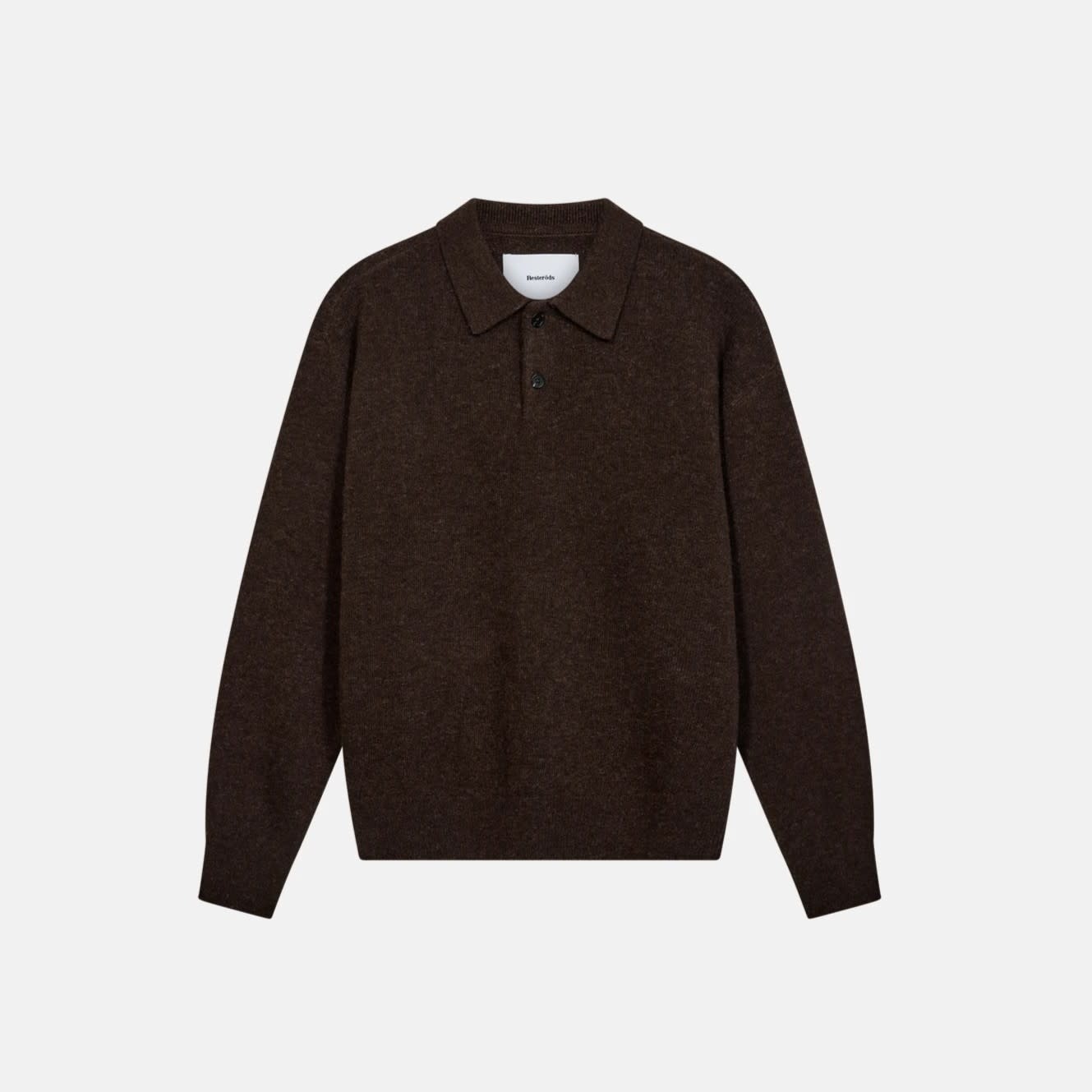 Resterods Jacob Polo Knit 89-Brown