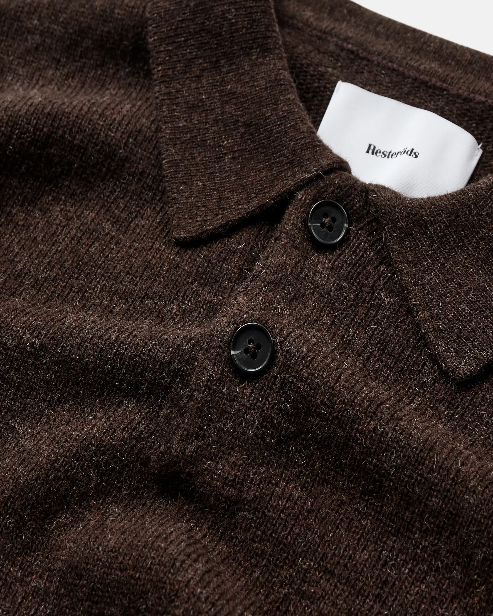 Resterods Jacob Polo Knit 89-Brown