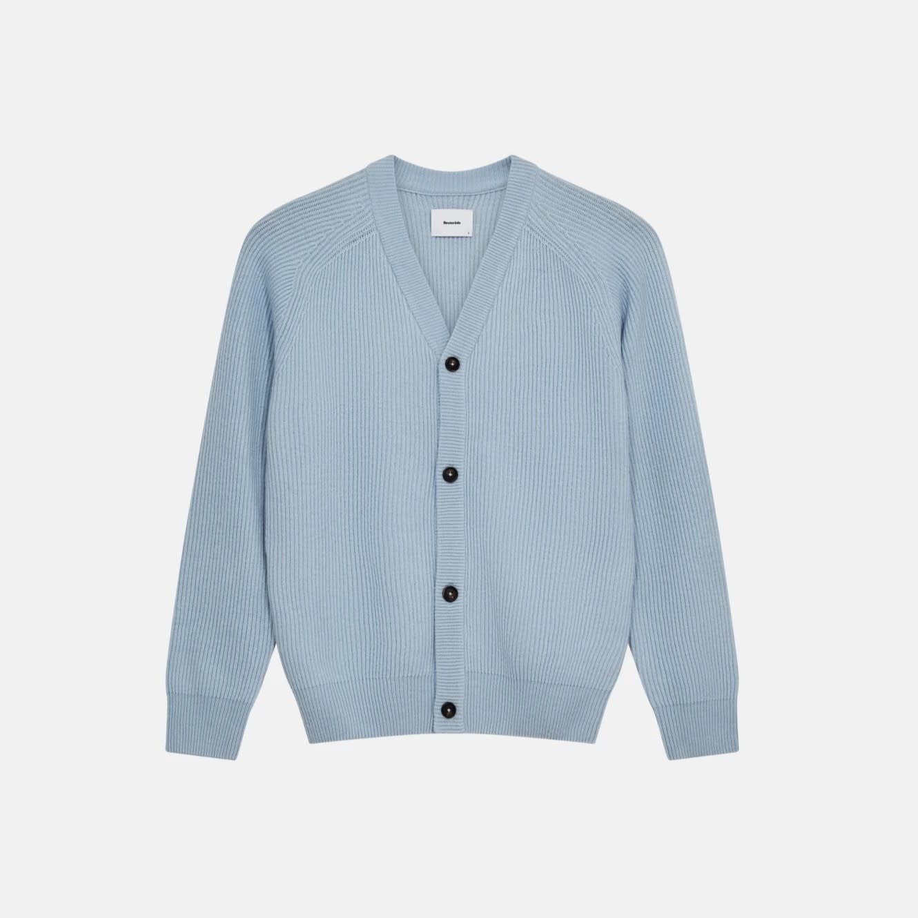Resterods Kyle Cardigan Knit 22-Blue