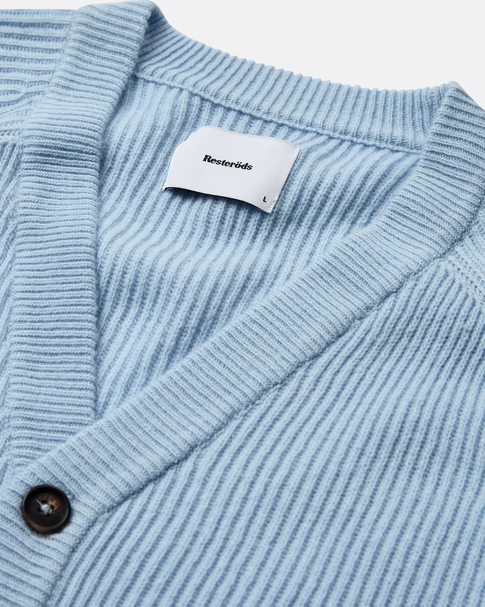 Resterods Kyle Cardigan Knit 22-Blue