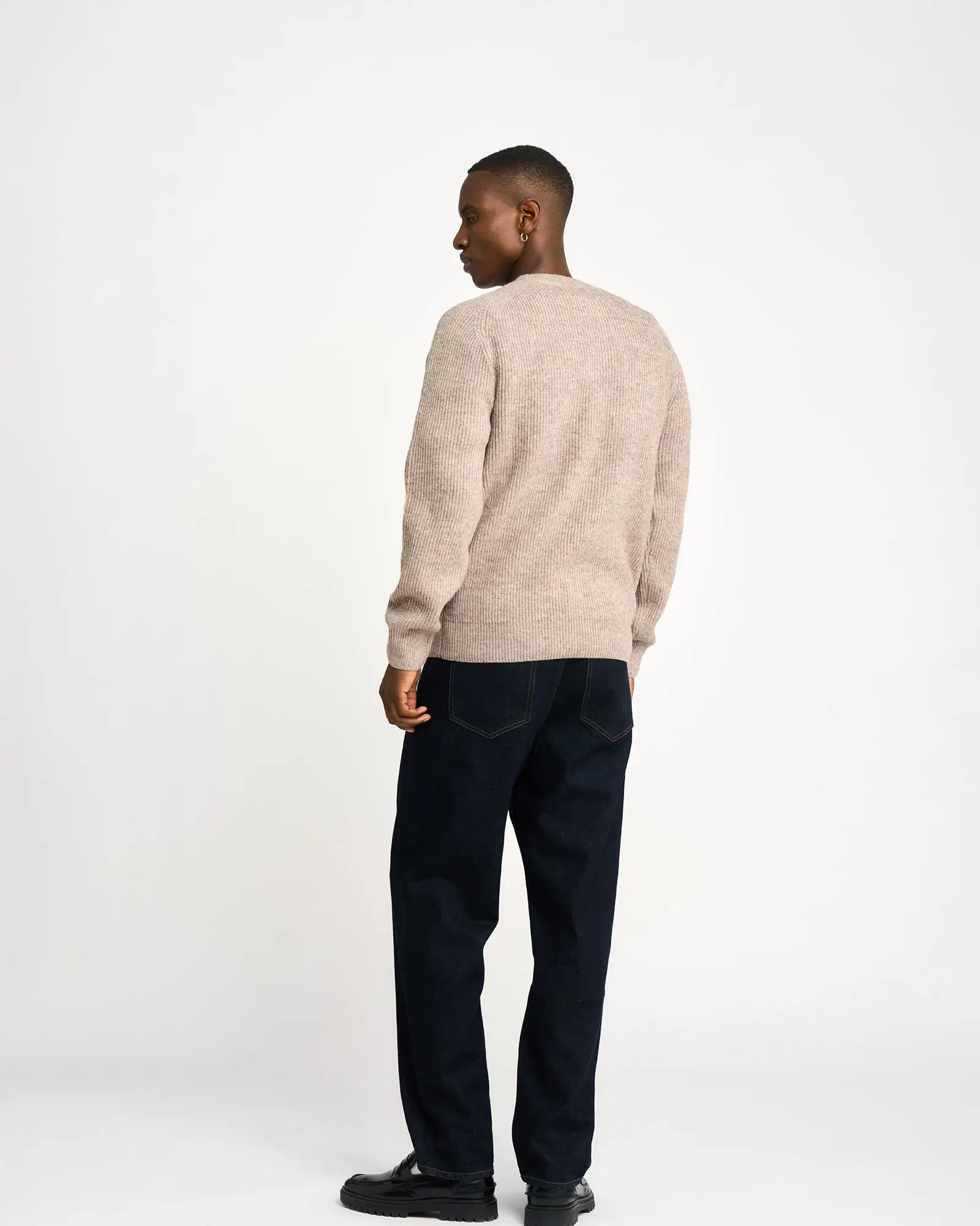 Resterods Michael Pullover Knit 85-Sand