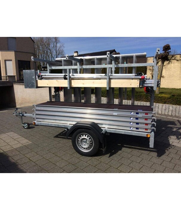 Rolsteiger 1,35 x 2,50 x 14 m + steigeraanhanger