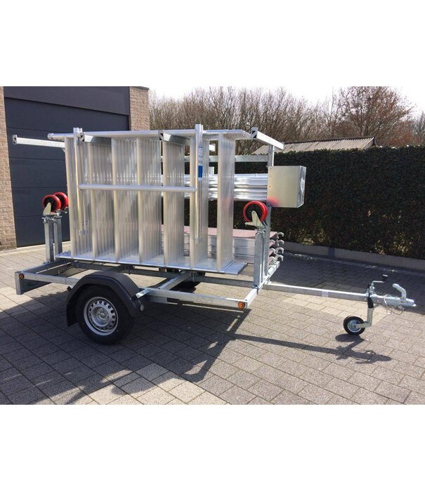 EuroScaffold Euroscaffold Rollgerüst Original 135x250 - 14 m mit Anhänger