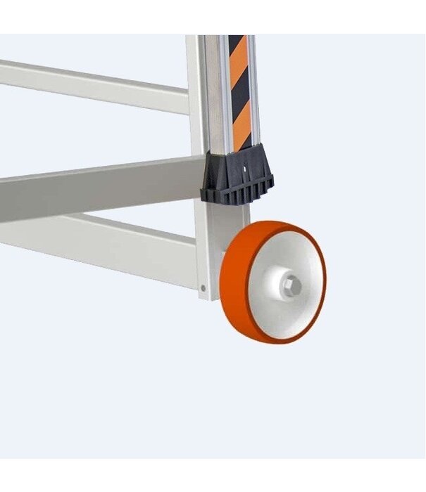 Tubesca - Comabi Tubesca Podestleiter fahrbar 8 Stufen