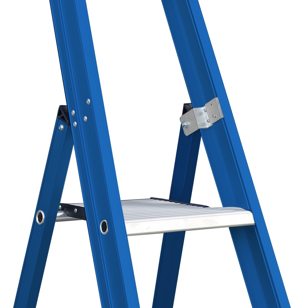 Das Ladders Das Hercules blue trapladder 3 treden ET3B