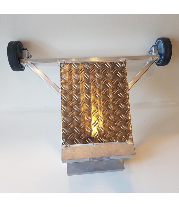 ASC ASC ladder wandafstandhouder aluminium met platform
