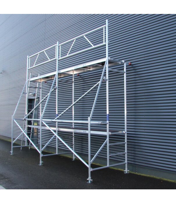 ASC ASC échafaudage de rénovation 1,35 x 6,1 x 5 m hauteur de travail