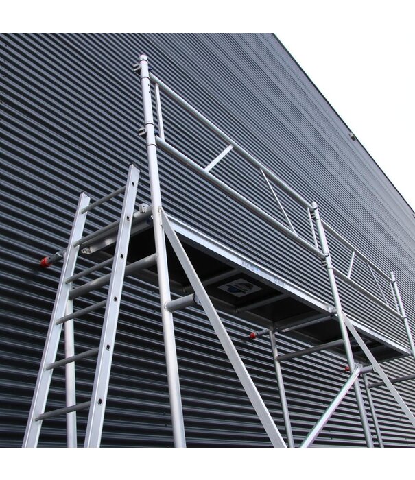 ASC ASC échafaudage de rénovation 1,35 x 6,1 x 5 m hauteur de travail
