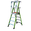 Little Giant Little Giant Safety Cage escabeau en fibre 4 marches