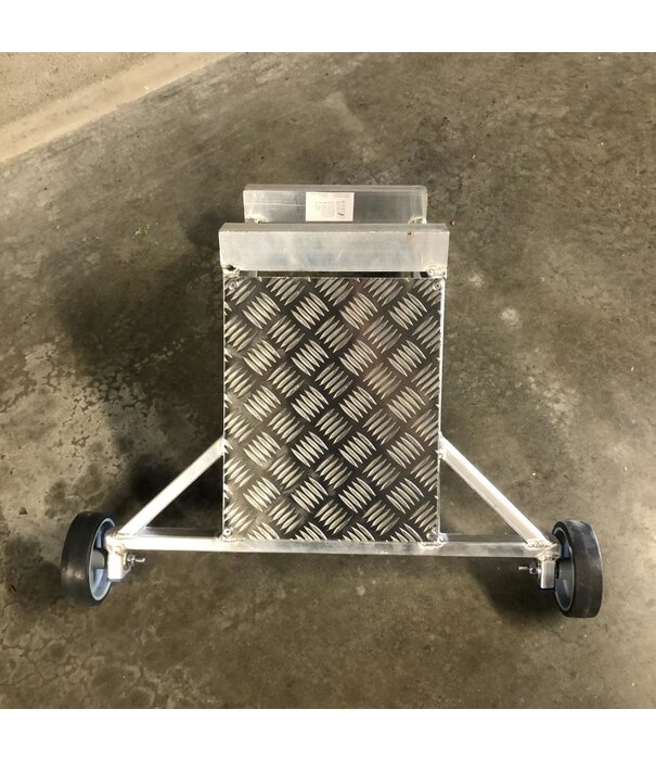 ASC ASC ladder wandafstandhouder aluminium met platform