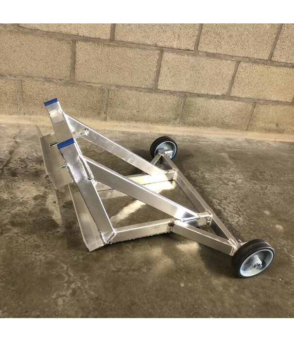 ASC ASC ladder wandafstandhouder aluminium met platform