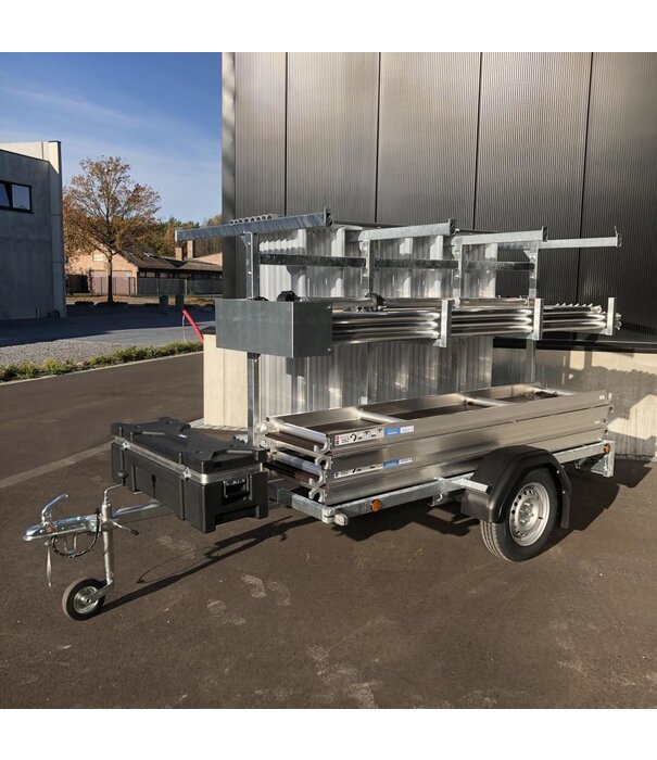 EuroScaffold Euroscaffold rolsteiger Original 135x250 - 10 m + steigeraanhanger