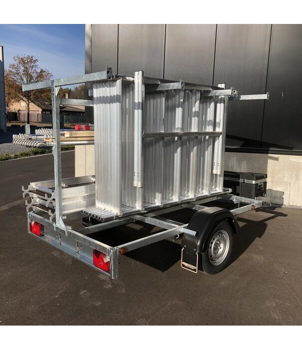 EuroScaffold Euroscaffold PRO échafaudage roulant 135x250 - 10 m + remorque