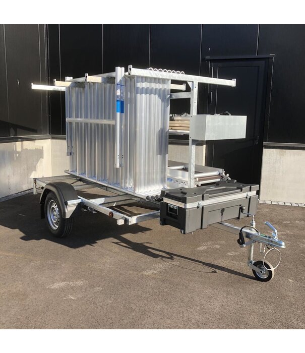 EuroScaffold Euroscaffold rolsteiger Original 135x250 - 10 m + steigeraanhanger