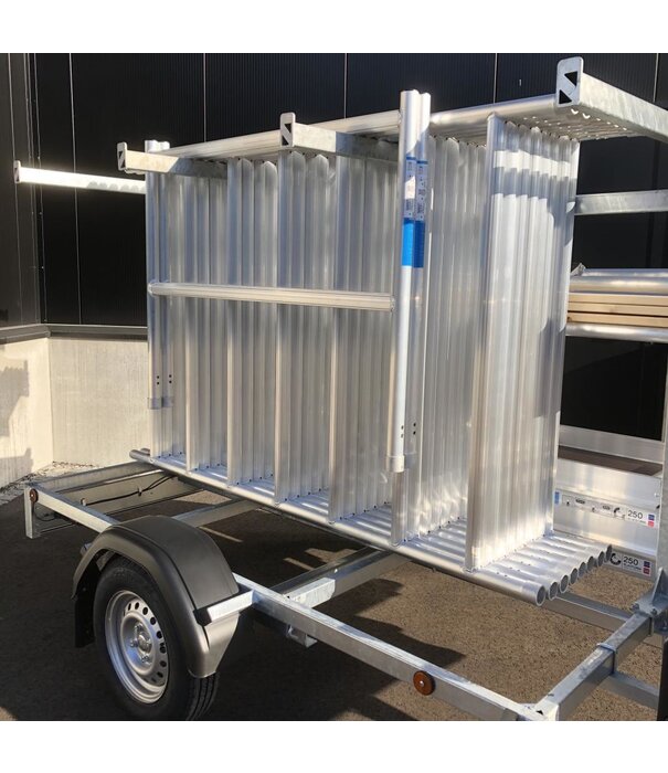 EuroScaffold Euroscaffold Rollgerüst Original 135x250 - 10 m mit Anhänger