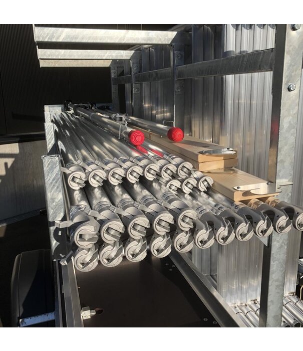 EuroScaffold Échafaudage roulant EuroScaffold Original 135x250 - 10 m + remorque