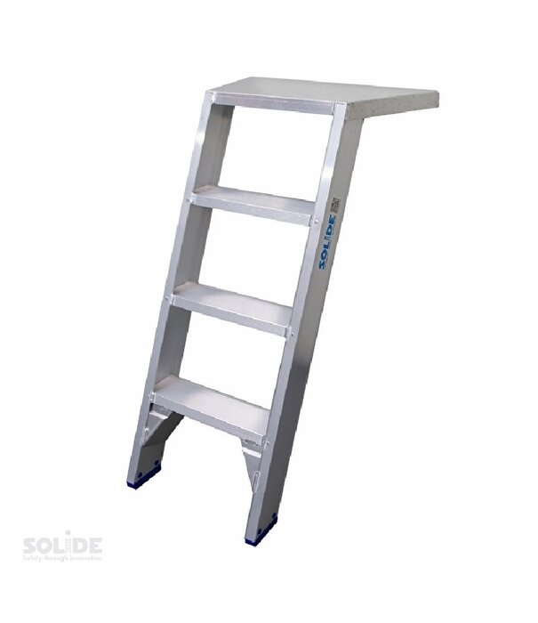 Solide Escabeau de plâtrier jointoyeur 4 marches Solide