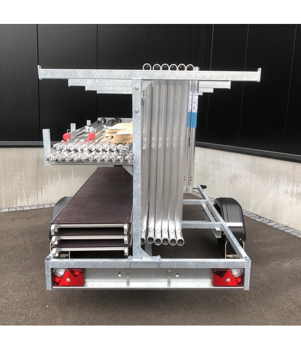 EuroScaffold Euroscaffold Rollgerüst Original 135x250 - 8 m mit Anhänger