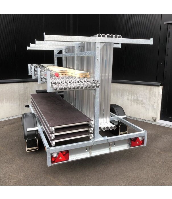 EuroScaffold Euroscaffold Rollgerüst Original 135x250 - 8 m mit Anhänger