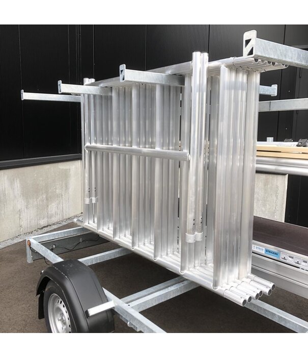 EuroScaffold Échafaudage roulant EuroScaffold Original 135x250 - 8 m + remorque