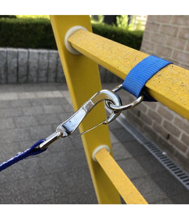 Staltor Staltor Kunststoff-Schiebeleiter Fiberglas 2x6 Sprossen mit Traverse