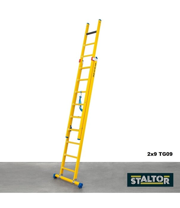 Staltor Echelle isolante en fibre PRFV 2x6 échelons