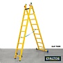 Staltor kunststof glasvezel ladder GVK 2x8 sporten