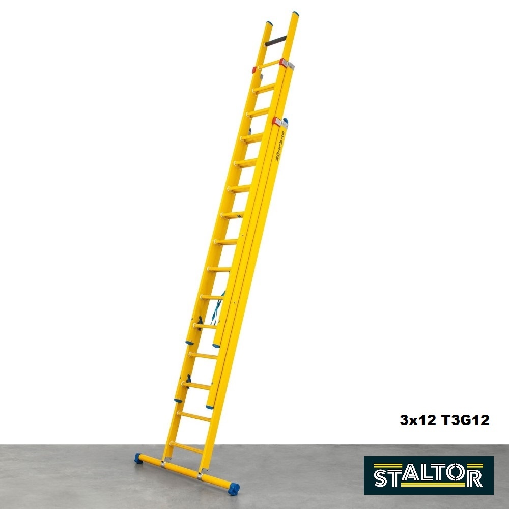 Staltor Kunststof glasvezel ladder GVK 3x12 sporten