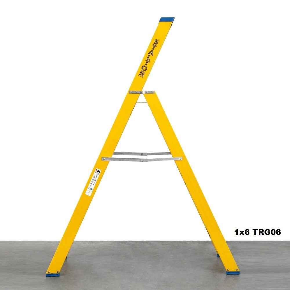 Staltor Stufen-Stehleiter fiberglas 1 x 2 Sprossen