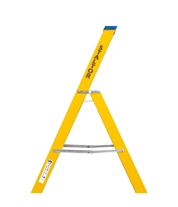 Staltor Stufen-Stehleiter fiberglas 1 x 5 Sprossen