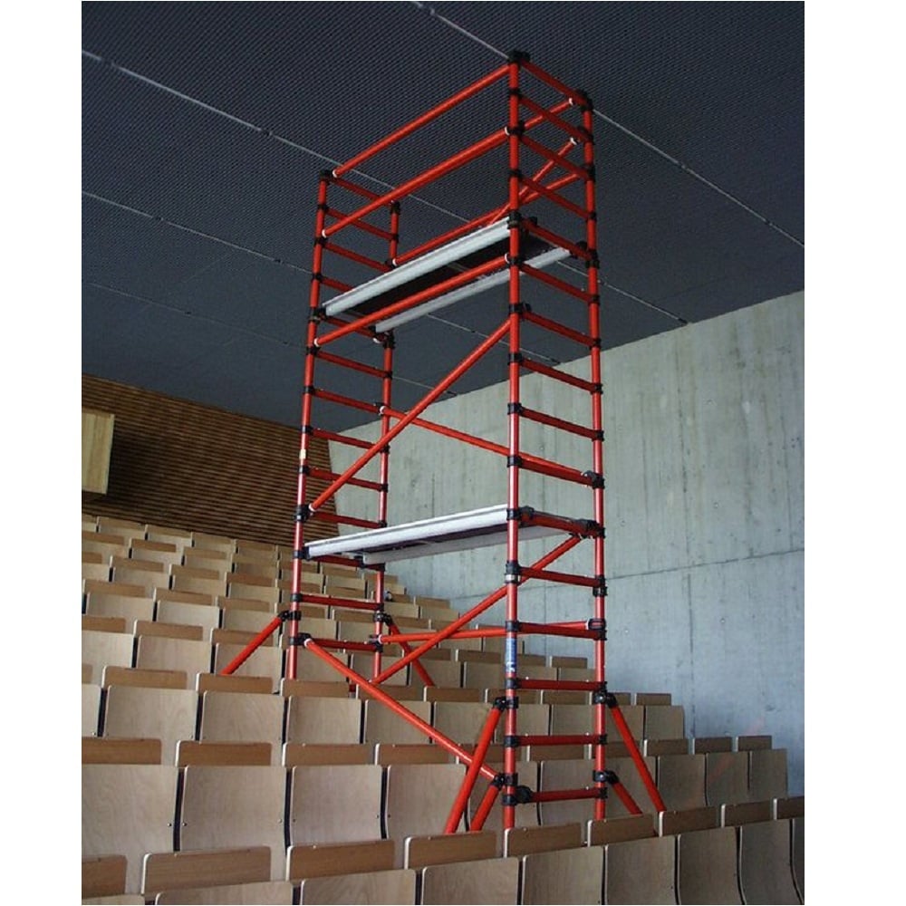 Genex Scaffolding Échafaudage en fibre de verre Unitec 75 x 200 x 8 m hauteur travail