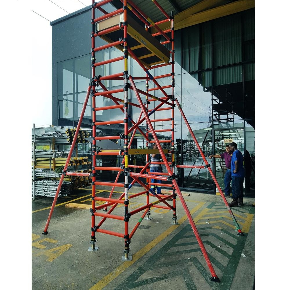 Genex Scaffolding Échafaudage en fibre de verre Unitec 75 x 250 x 6 m hauteur travail