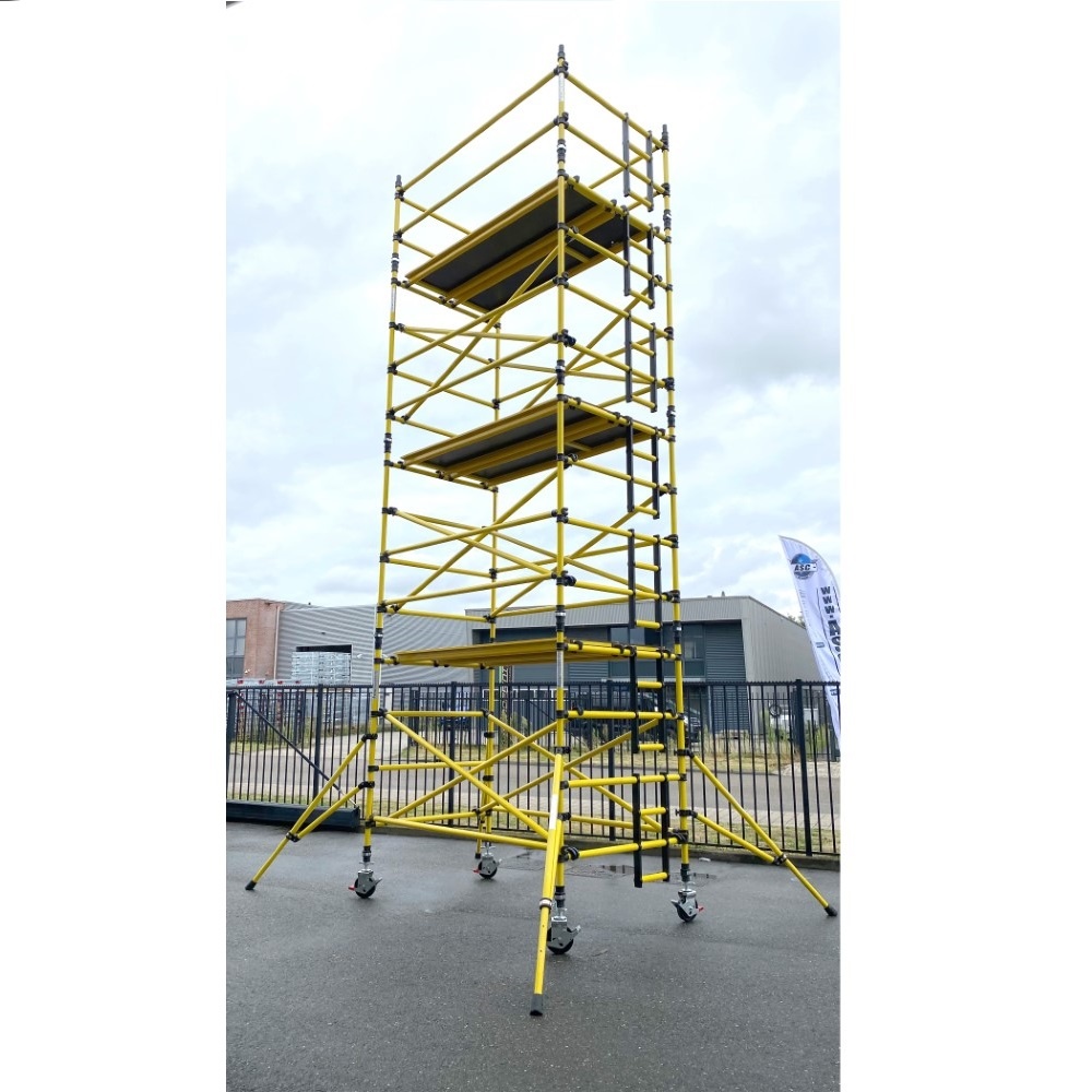 Genex Scaffolding Rolsteiger kunststof carbon Prosafe 145 x 250 x 8 m werkhoogte