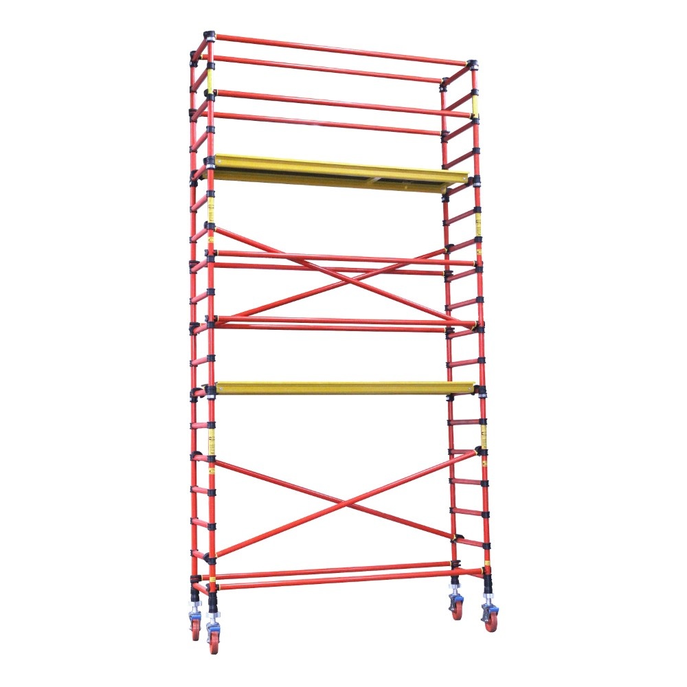 Genex Scaffolding Échafaudage en fibre de verre Unitec 75 x 200 x 6 m hauteur travail