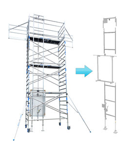 ASC Solar scaffold steigerlift WH 8,20 m
