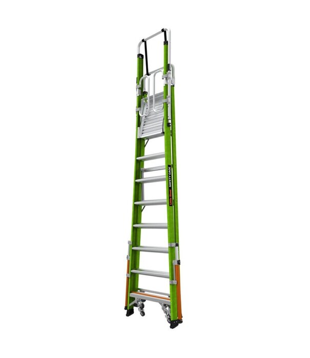 Little Giant Little Giant Safety Cage escabeau en fibre 8 marches