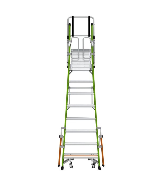 Little Giant Little Giant Safety Cage escabeau en fibre 8 marches