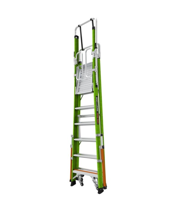 Little Giant Little Giant Safety Cage escabeau en fibre 6 marches