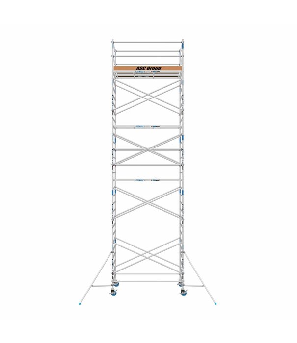 ASC ASC Rollgerüst 1,35 x 2,50 Arbeitshöhe 10 m mit Anhänger